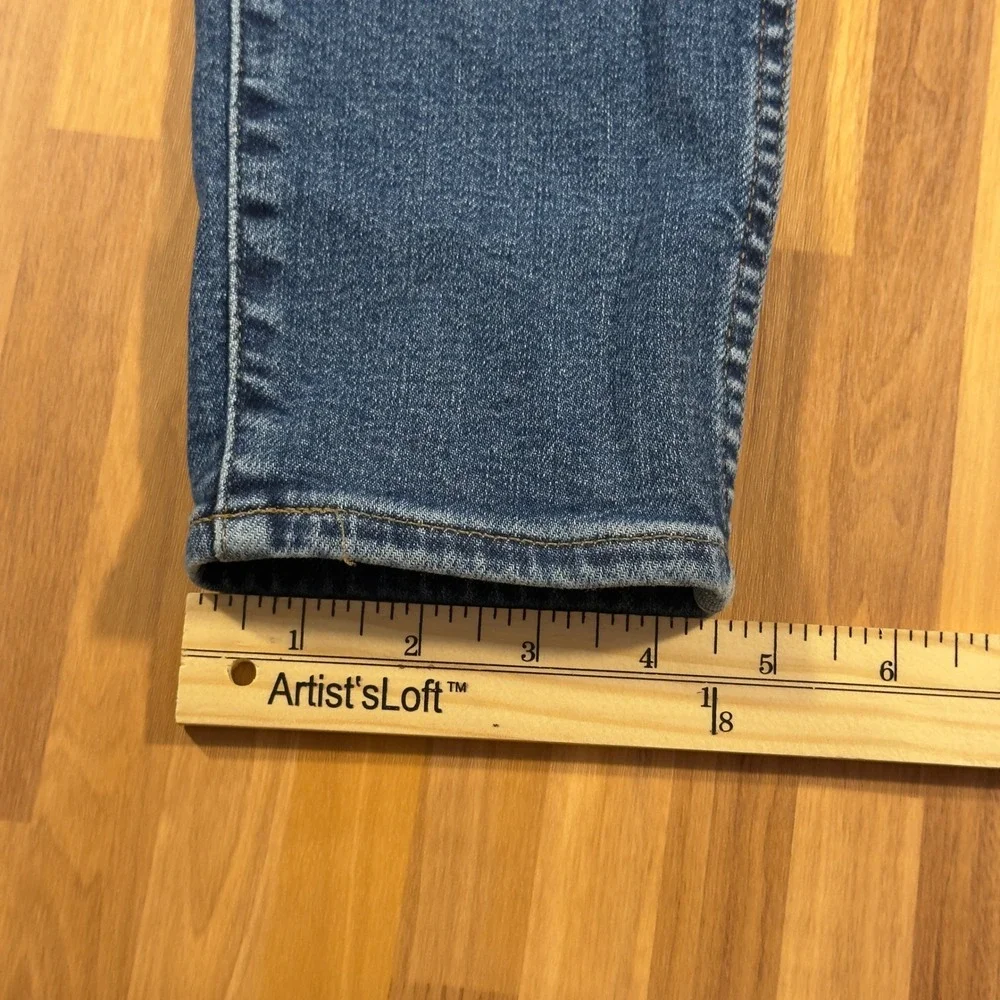Madewell 10 High-Rise Skinny Jeans Tall 28T Medium Wash Denim G8549